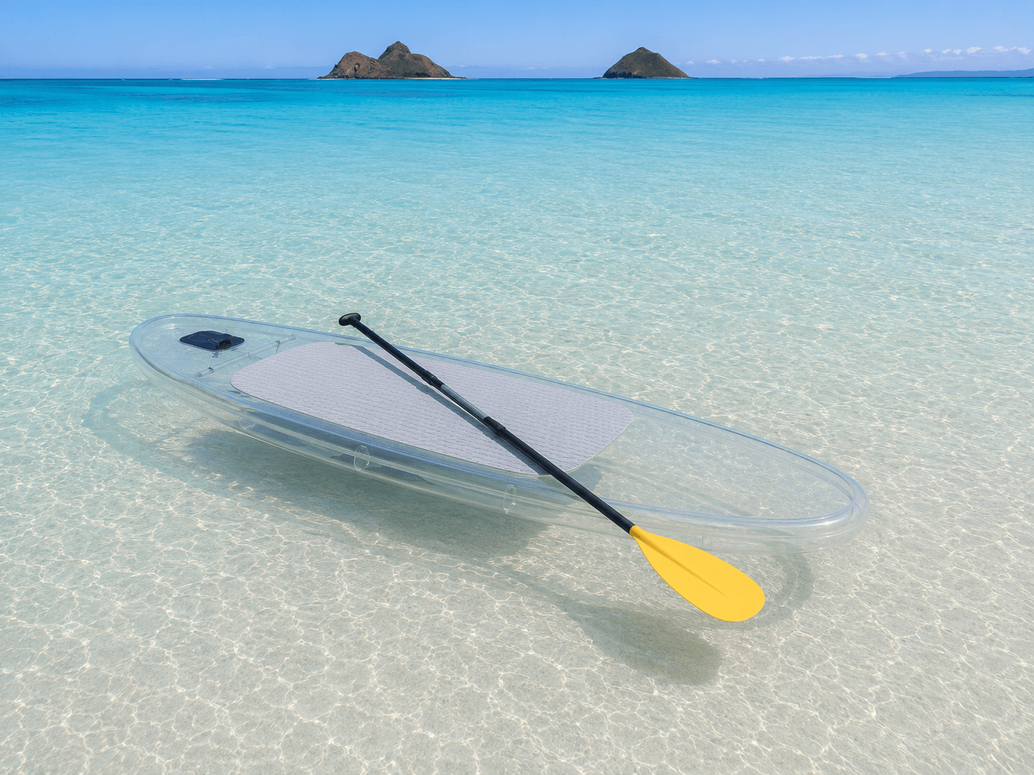 Transparent Paddle Board